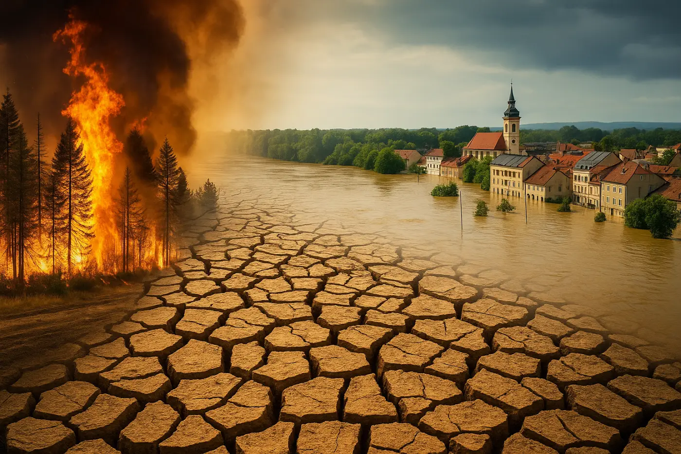 Europe 2025 Canicule S cheresse Inondations En S rie