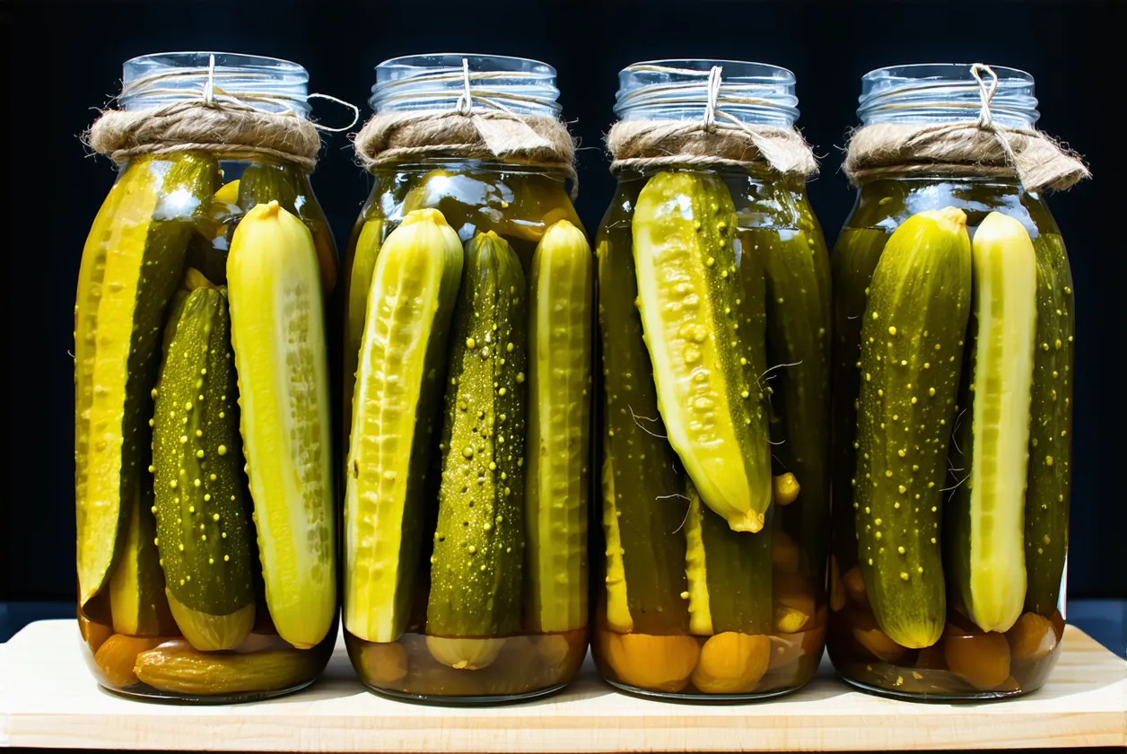 Fermentation bio : pickles croquants en 24 h