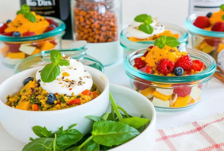 Recettes bio simples : batch cooking de la semaine