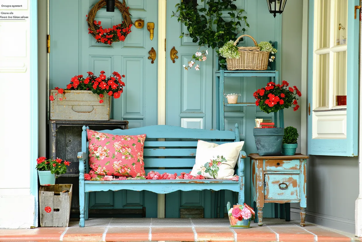 Upcycling créatif : 7 idées déco récup d’extérieur