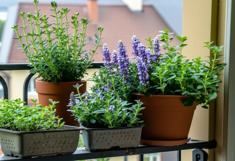 Jardin de balcon : aromates d’hiver et récoltes faciles