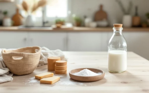 Lessive maison savon noir bicarbonate : recette 6 mois testée