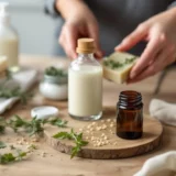 Lotion tonique maison au vinaigre de cidre pour la peau