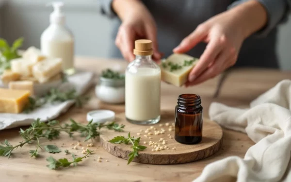 Lotion tonique maison au vinaigre de cidre pour la peau