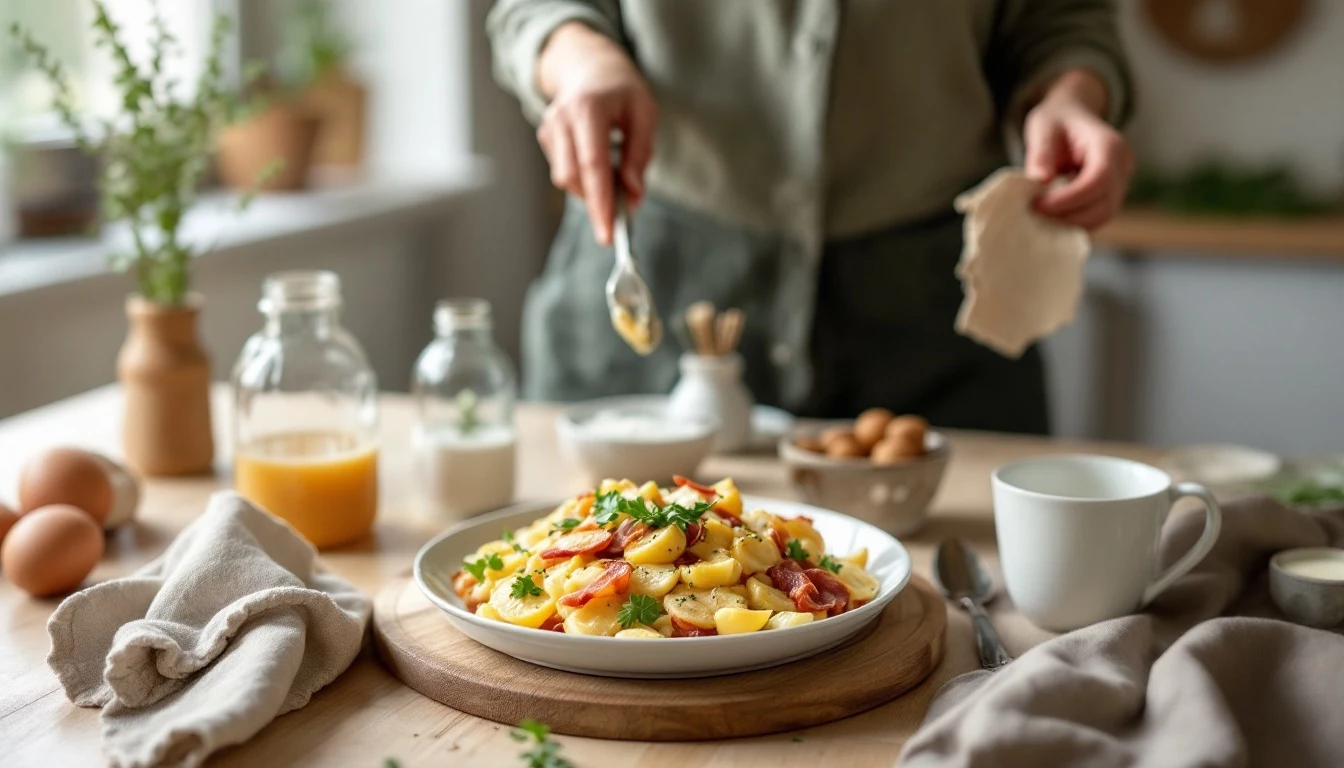Gratin de coquillettes au jambon : recette économique et réconfortante