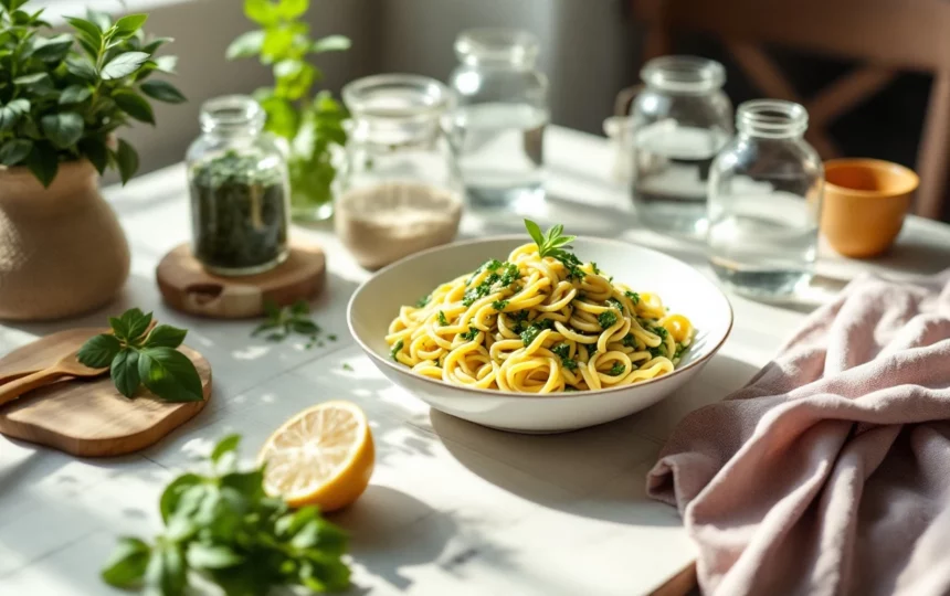Salade de pâtes au pesto maison : recette estivale économique